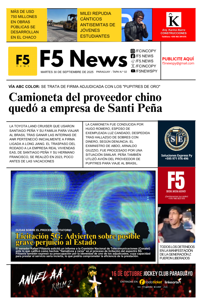 Arrancamos la jornada hoy Martes 30 de septiembre de 2025